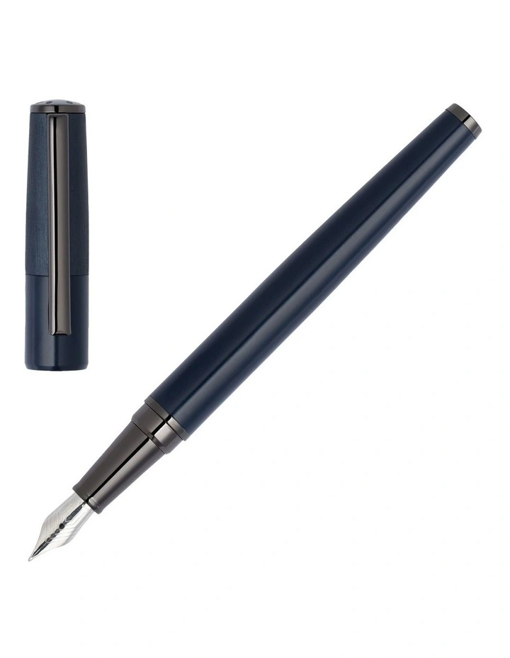 Hugo Boss Gear Minimal All Navy Fountain Pen image 1