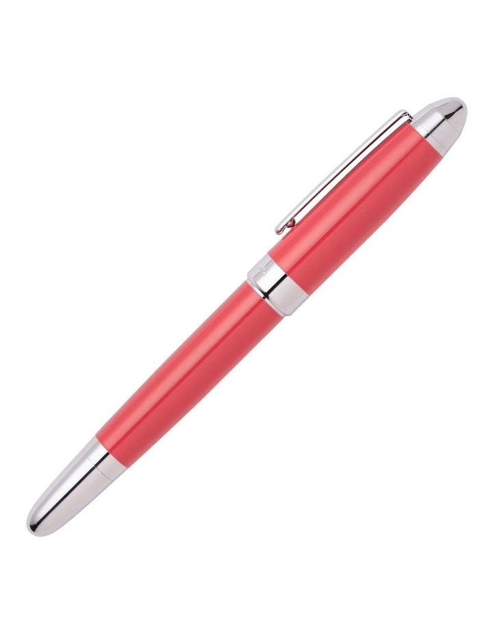 Hugo Boss Icon Coral Chrome Rollerball Pen image 3