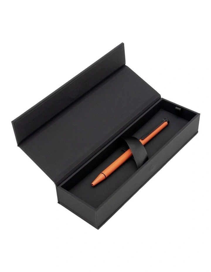 Hugo Boss Cloud Matte Papaya Orange Slim Ballpoint Pen image 4