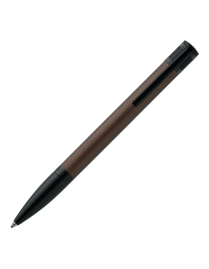 Hugo Boss Explore Brushed Camel Ballpoint Pen image 1