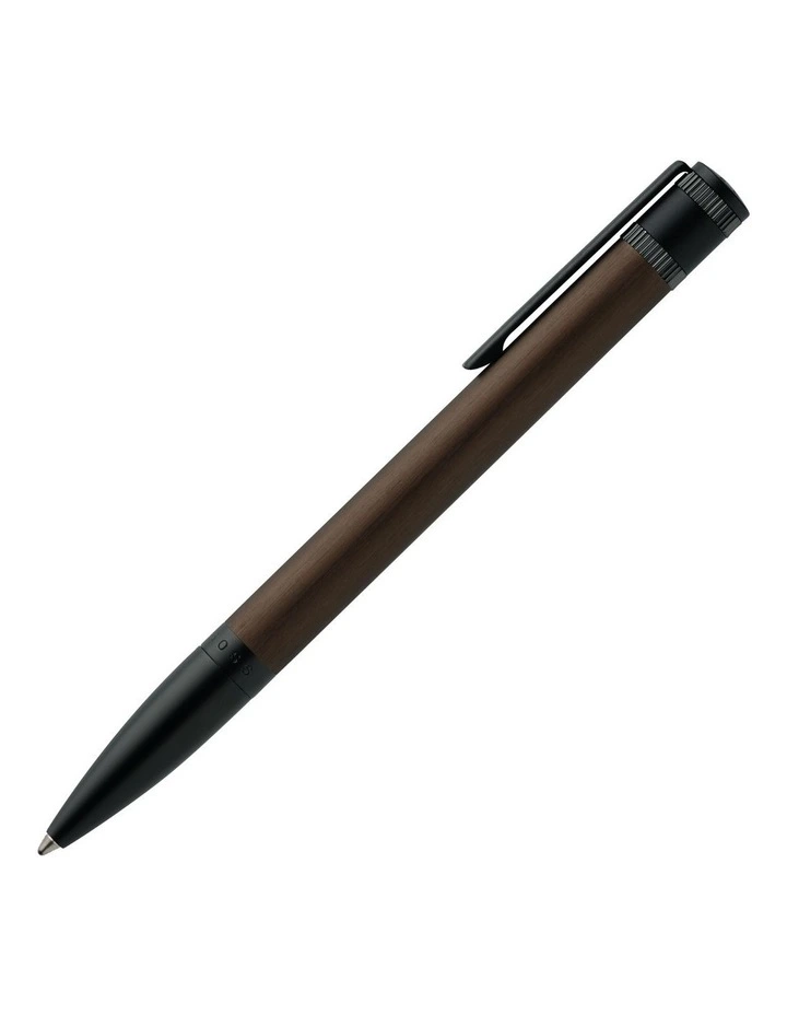 Hugo Boss Explore Brushed Camel Ballpoint Pen image 2
