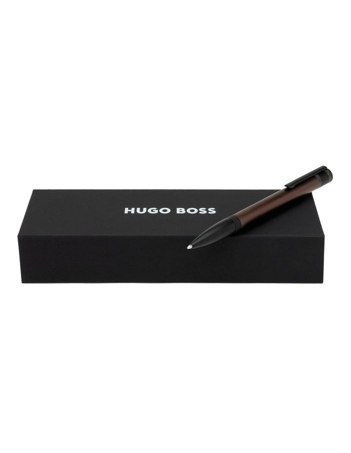 Hugo Boss Explore Brushed Camel Ballpoint Pen image 3