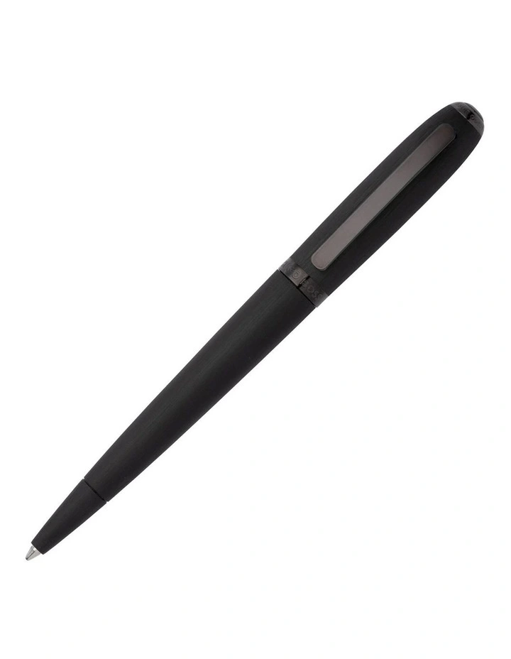 Hugo Boss Contour Brushed Black Ballpoint Pen image 1