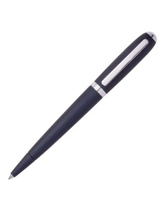 Hugo Boss Contour Brushed Navy Ballpoint Pen