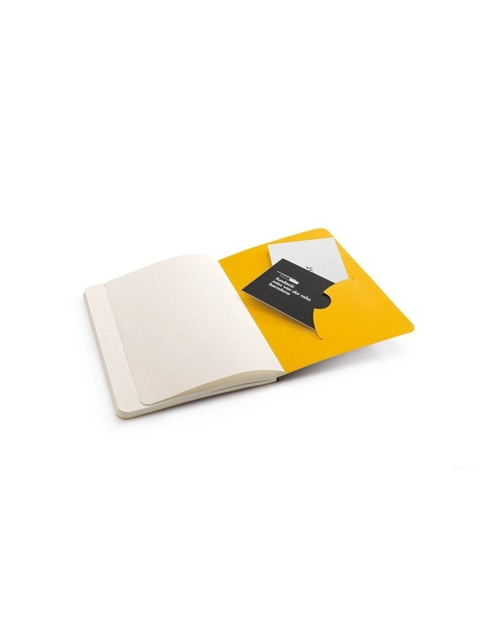 Bullet Journal Pocket, 46 Numbered Double Pages, Dotted, Yellow24, Pack of 3 image 2