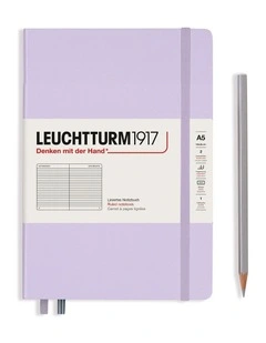 Notebook Hardcover Medium (A5), 251 pages, Ruled, Lilac