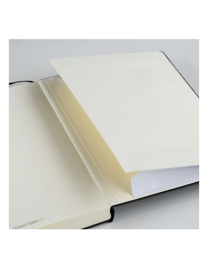 Notebook Medium (A5), Softcover, 123 numbered pages, Navy, Plain image 6