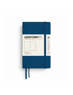 Notebook HC Pocket (A6) 187 pages, Plain, Indigo