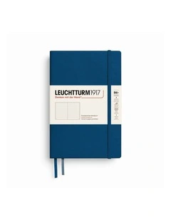 Notebook Paperback (B6 ), Hardcover, 219 numbered pages, Indigo, Dotted