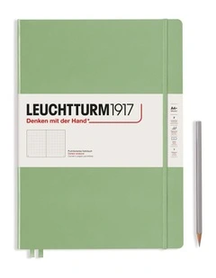 Notebook Hardcover Master Slim (A4 ), 123 pages, Dotted, Sage