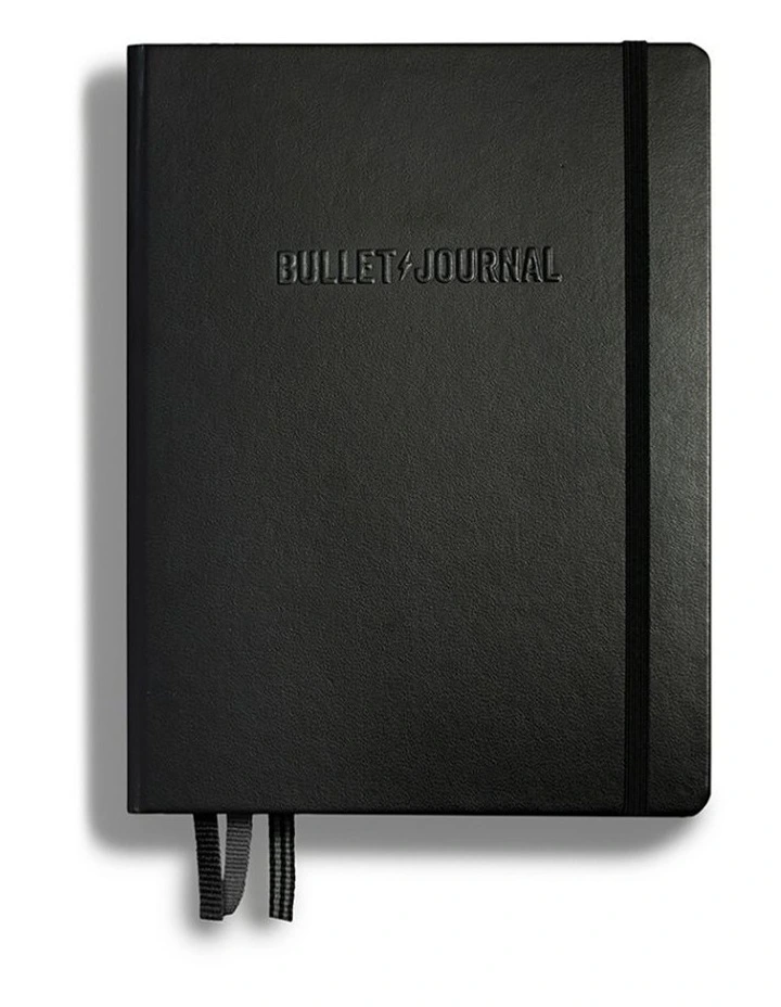 Bullet Journal All Black Collectors Set - 1x Bullet Journal A5, 1x Twist Pen, 1x Pen Loop image 4