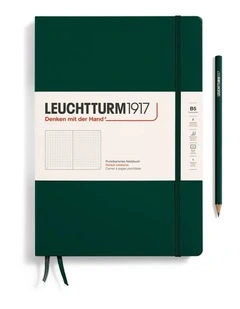 Notebook Hardcover Composition (B5), Dotted, 219 pages, Forest Green