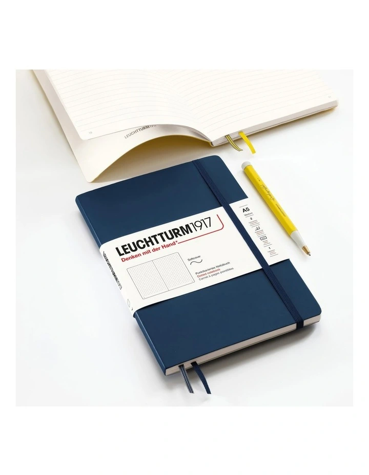 Notebook Softcover Medium (A5), 123 pages, Ruled, Light Grey image 5