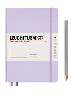 Notebook Hardcover Medium (A5), 251 pages, Plain, Lilac