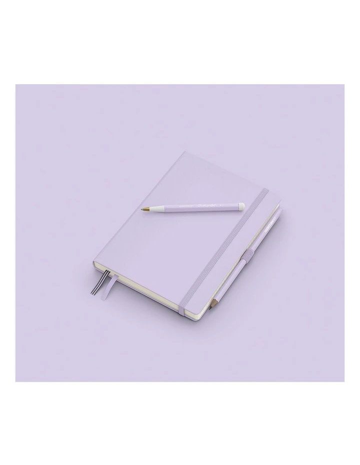 Notebook Hardcover Medium (A5), 251 pages, Plain, Lilac image 2