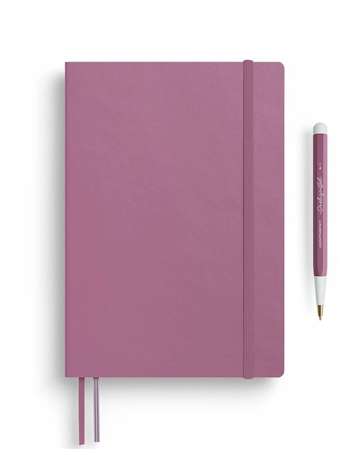 Notebook SC Medium (A5), 123 p, Ruled, Dusty Rose image 4