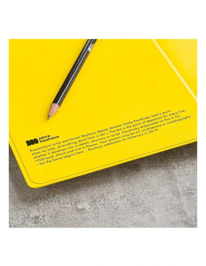 Notebook Medium (A5), Hardcover, 251 Numbered Pages, Dotted, Bauhaus Royal Blue image 6