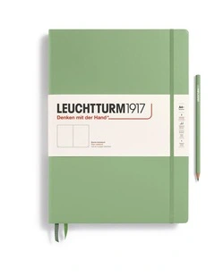 Notebook Hardcover Master Classic (A4 ), Plain, 235 pages, Sage