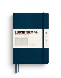 Notebook HC Medium (A5), 251 p, Ruled, Deep Sea