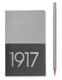 Jottbook Pocket (A6), 60 Pages, Plain, Silver