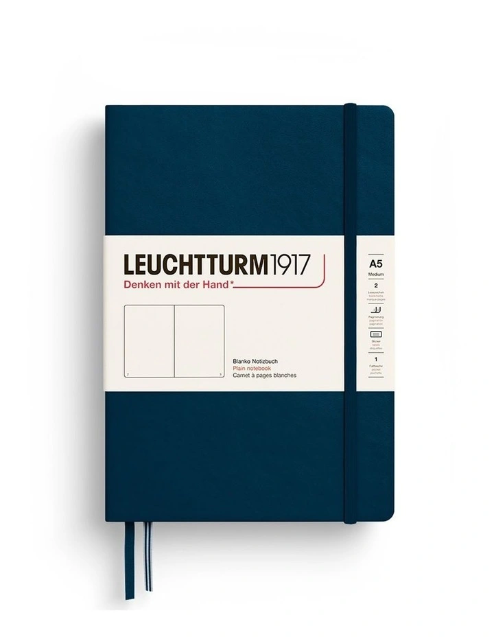 Notebook HC Medium (A5), 251 p, Plain. Deep Sea image 1