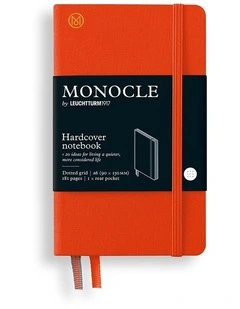 Monocle Pocket (A6), Hardcover 192 numbered pages, dotted Mandarin,