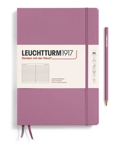 Notebook Composition (B5), Hardcover, 219 Numbered pages, Dusty Rose, ruled