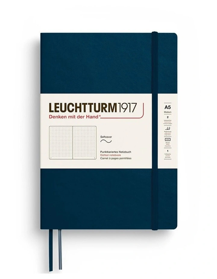 Notebook SC Medium (A5), 123 p, Dotted, Deep Sea image 1
