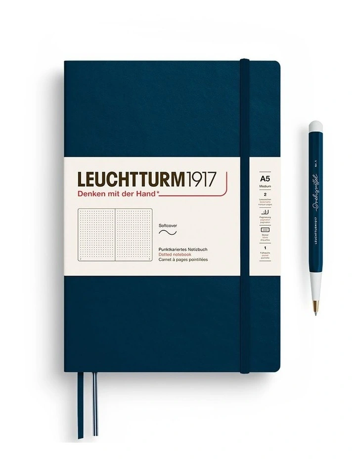 Notebook SC Medium (A5), 123 p, Dotted, Deep Sea image 2