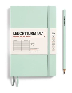 Notebook Softcover Paperback (B6 ), Ruled, 123 pages, Mint Green