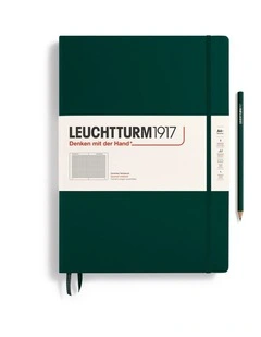 Notebook Hardcover Master Classic (A4 ), Square, 235 pages, Forest Green