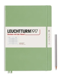 Notebook Hardcover Master Slim (A4 ), 123 pages, Ruled, Sage