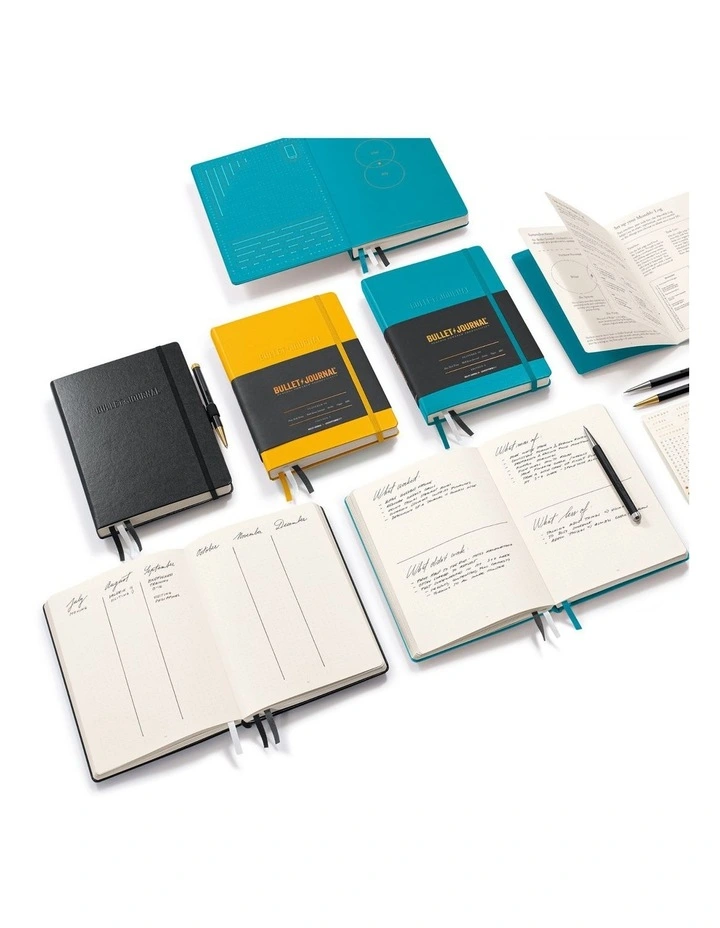 Bullet Journal Edition 2 Medium (A5) 120g/m paper, 206 Pages, Dotted, TURQUOISE25 image 2