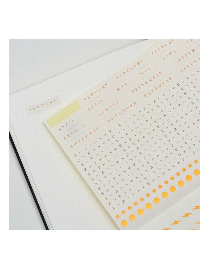 Bullet Journal Edition 2 Medium (A5) 120g/m paper, 206 Pages, Dotted, TURQUOISE25 image 6