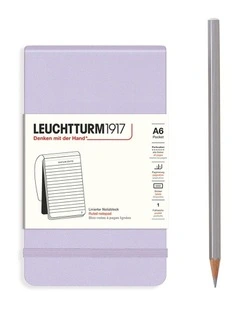 Notebook Hardcover Pocket (A6), Ruled, 184 pages, Lilac