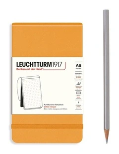 Notebook Hardcover Pocket (A6), Dotted, 184 pages, Rising Sun