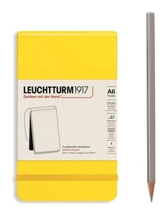 Reporter Notepad Pocket, Lemon, Dotted