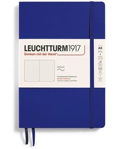 Notebook Softcover Medium (A5), 123 Pages, Dotted Ink