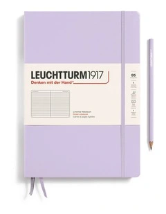 Notebook Composition (B5), Softcover, 123 numbered pages, Lilac, Ruled