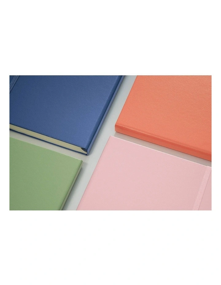 Notebook Medium (A5) Ruled, Softcover, 123 Numbered Pages, Muted Colours - Sage image 3