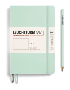 Notebook Softcover Paperback (B6 ), Plain, 123 pages, Mint Green