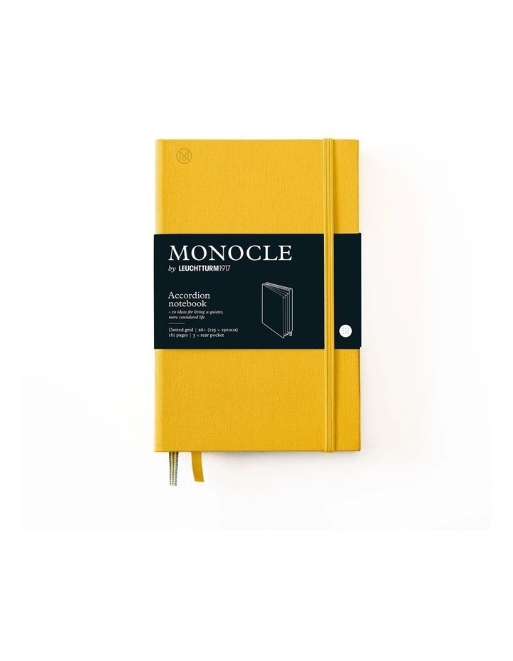 Monocle Wallet B6 , Hardcover, 192 numbered pages, Yellow, Dotted image 1