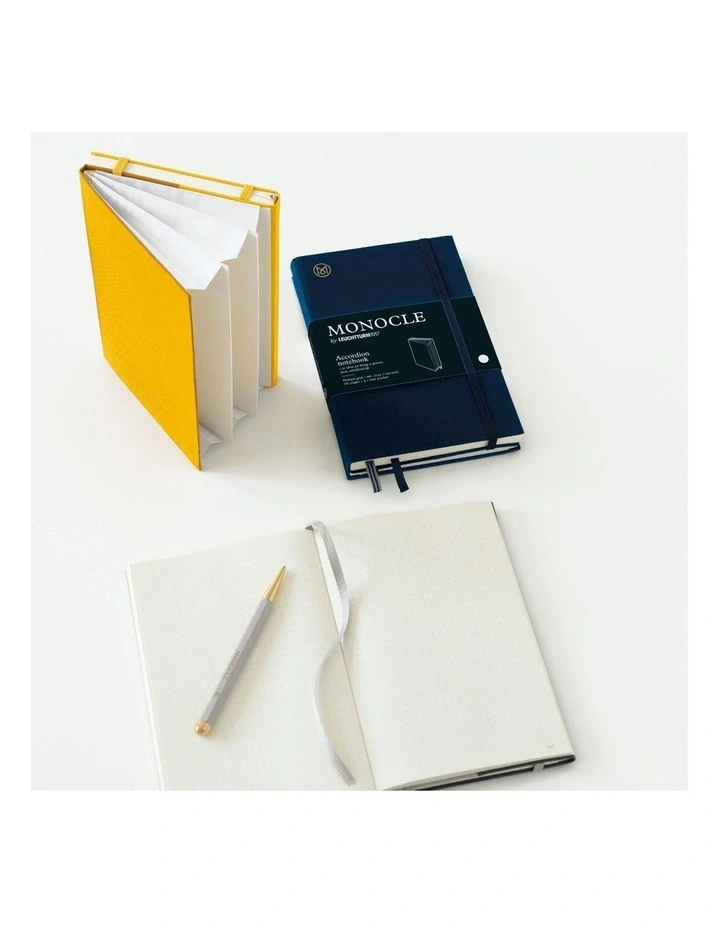 Monocle Wallet B6 , Hardcover, 192 numbered pages, Yellow, Dotted image 2