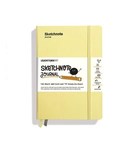 Sketchnote Journal, Hardcover Medium (A5), Vanilla, 186 numbered pages, 120 g/m paper