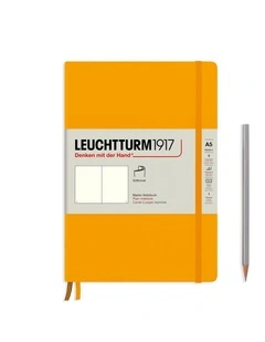 Notebook Softcover Medium (A5), 123 pages, Plain, Rising Sun