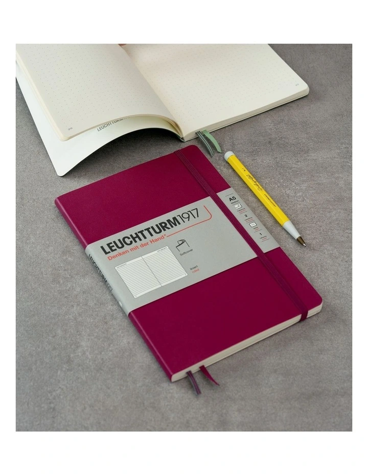Notebook Softcover Medium (A5), 123 pages, Plain, Rising Sun image 2