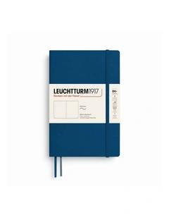 Notebook Paperback (B6 ) Plain, Softcover, 123 Numbered Pages, Indigo