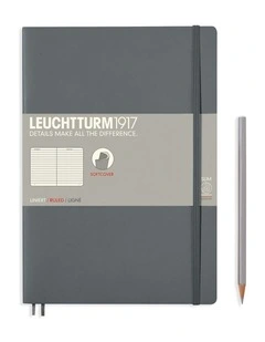 Notebook Composition (B5) Ruled, Softcover, 121 Numbered Pages, Anthracite