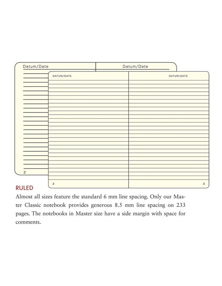 Notebook Composition (B5) Ruled, Softcover, 121 Numbered Pages, Anthracite image 2