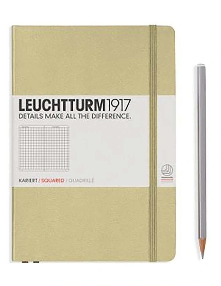 Leuchtturm1917 Medium (A5) Notebook - Sand Squared image 1
